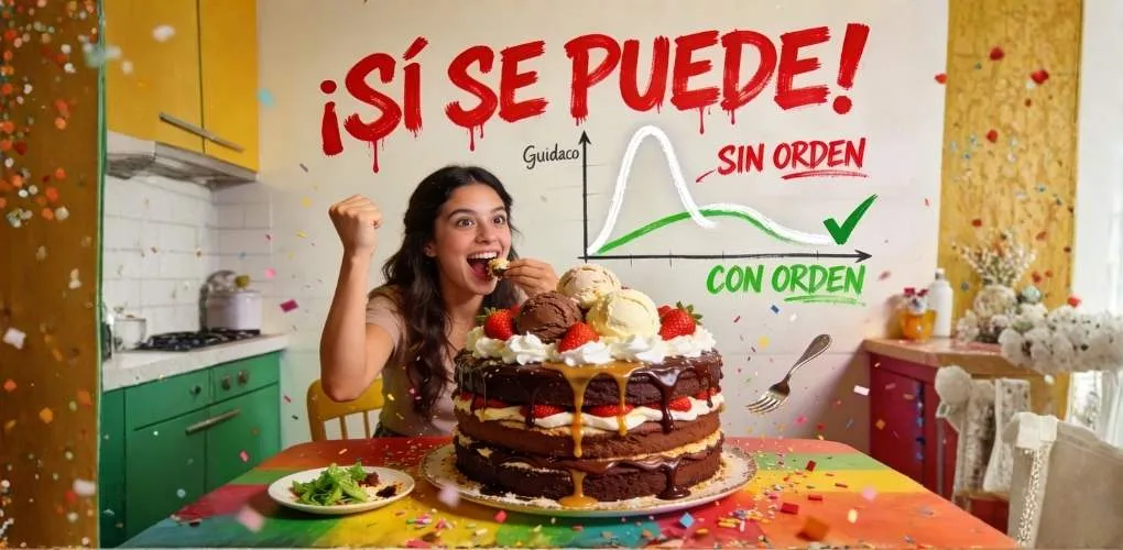 El Truco de la "Curva de Glucosa": Cómo Comerte el Postre Sin Arruinar Tu Dieta (Ni Derrumbarte en el Sofá)