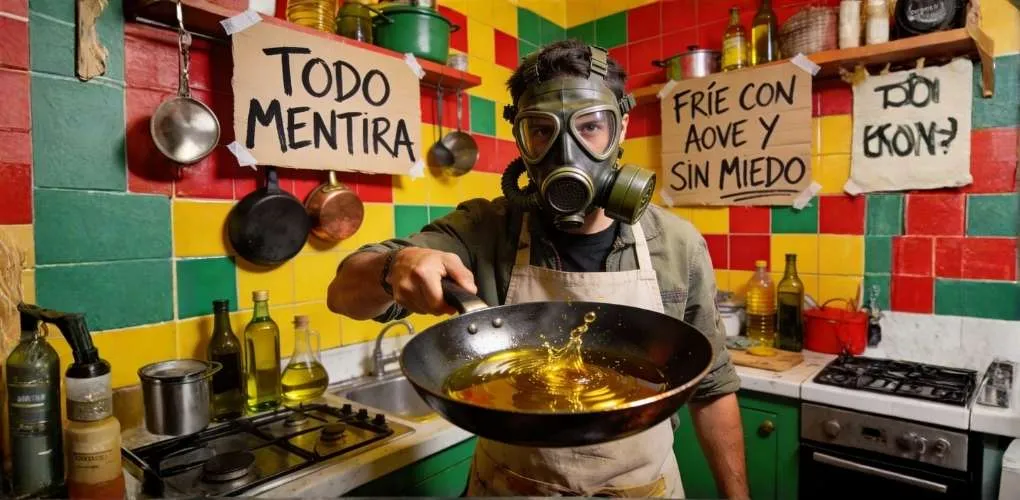 El Gran Mentira del "Punto de Humo": Por Qué el Aceite de Oliva Virgen Extra Sí Puede (y Debe) Usarse para Freír