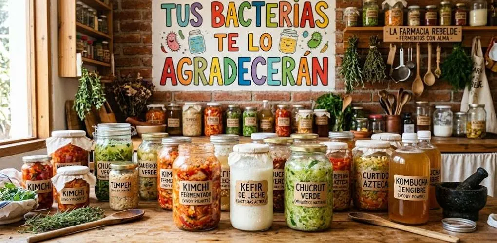 El Gran Regreso de los Fermentados: La Revolución Silenciosa que Está Cambiando Tu Cocina (y Tu Microbioma)