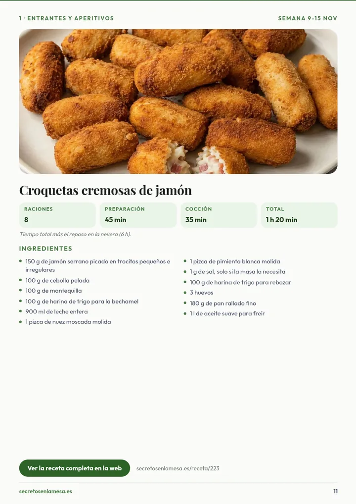 Página de muestra del ebook Navidad sin agobios: Una receta por página