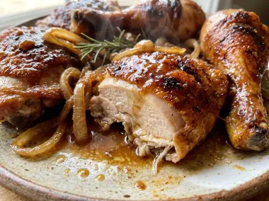 Pollo a la cerveza en Airfryer jugoso y crujiente