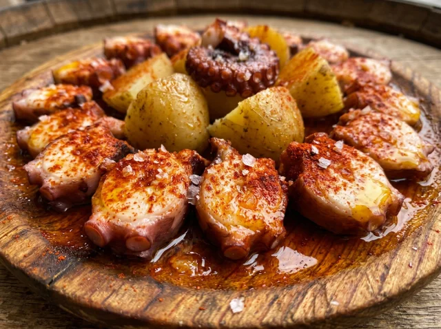 Pulpo a Feira con Cachelos