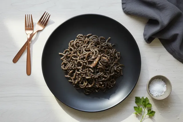 Fideuá Negra De Calamares