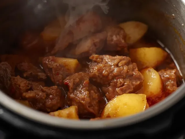 Guiso De Carne Con Patatas A La Thermomix
