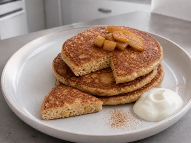 Tortitas Jugosas De Manzana Y Canela