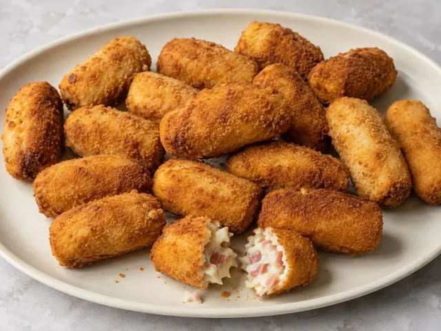Croquetas Cremosas De Jamón