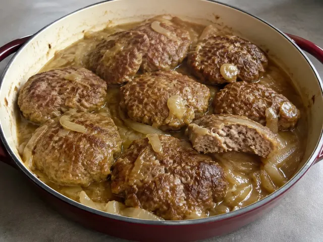 Filetes Rusos Tradicionales En Salsa De Cebolla