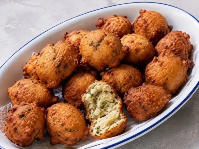 Buñuelos De Bacalao Y Perejil