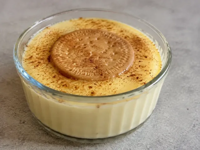 Natillas Caseras Con Galleta Y Canela