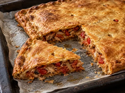 Empanada Gallega De Atún Y Pimientos