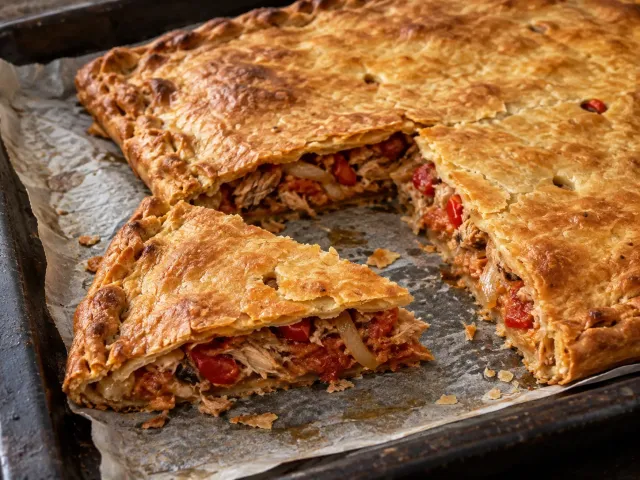 Empanada Gallega De Atún Y Pimientos