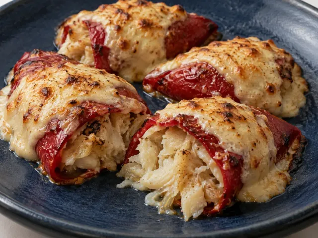 Pimientos Del Piquillo Rellenos De Bacalao