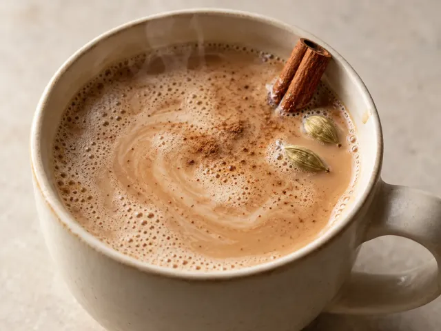 Chai Latte Casero Con Especias