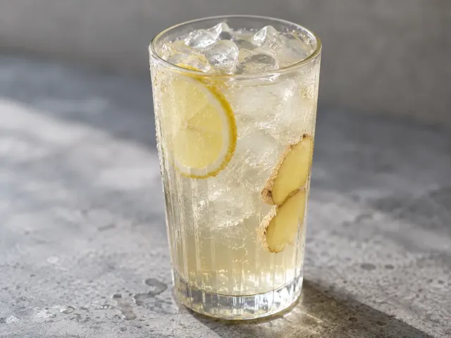 Kéfir De Agua Con Limón Y Jengibre