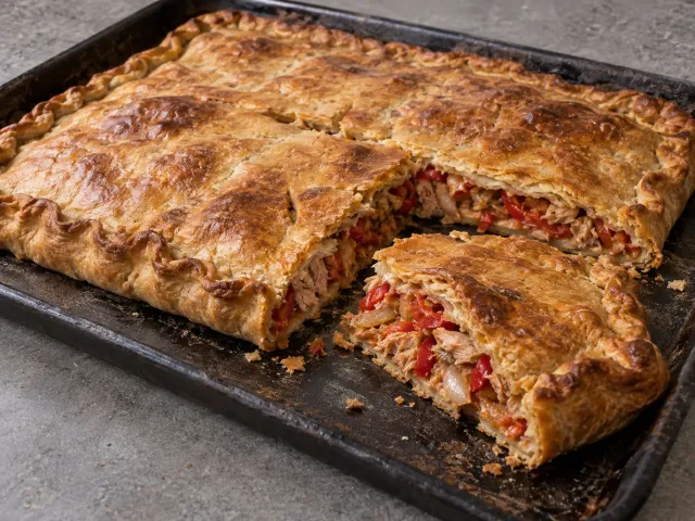 Empanada Gallega De Bonito Y Pimientos