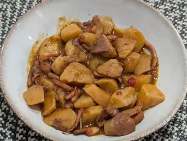 Patatas con potarros