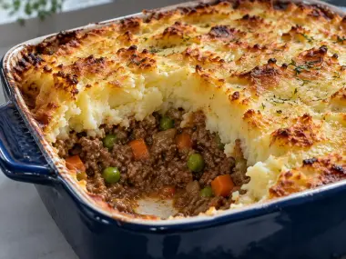 Pastel De Carne Y Patata Gratinado