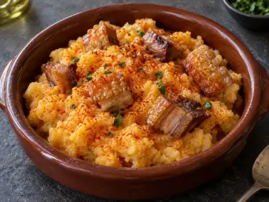 Patatas Revolconas Con Torreznos Crujientes