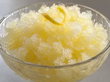 Granizado Casero De Limonada Con Limón Natural