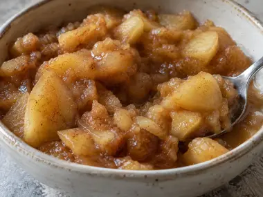 Compota De Manzana Casera Con Canela