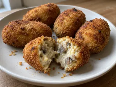 Croquetas Caseras En Airfryer (Crujientes Y Sin Romperse)