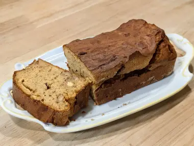 Bizcocho de calabaza sin azúcar