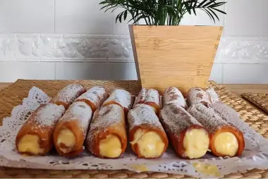 Canutillos rellenos