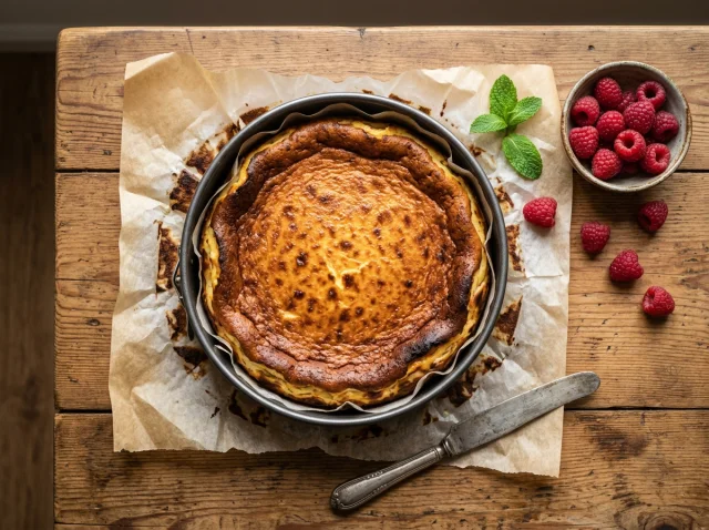 Tarta de Queso Tostada al Horno Estilo Donostiarra